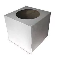 Коробка картон с окном 24*24*22см