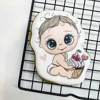 Пряник имбирный "Малышка", 10*8см