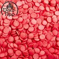 Посыпка конфетти красные, 50г.