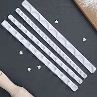 Бордюр оттиск для мастики "Геометрия" 25,5*2*0,5см, набор