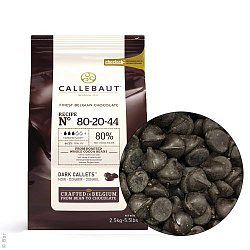Шоколад Каллебаут Callebaut Горький Power 80,1%, 1кг