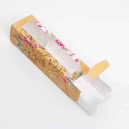 Коробка для макаронс "Буду счастлива каждую секунду", 18*5,5*5,5см фото 2 Коробка для макаронс "Буду счастлива каждую секунду", 18*5,5*5,5см фото 2