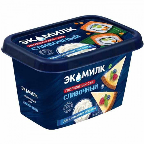Сыр творожный "Экомилк" 60%, 350г