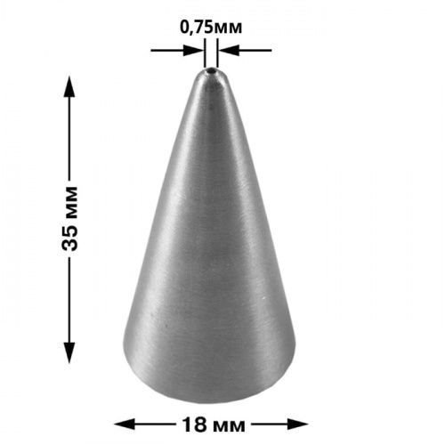 Насадка гладкая 00 D=0,6мм фото 2 Насадка гладкая 00 D=0,6мм фото 2
