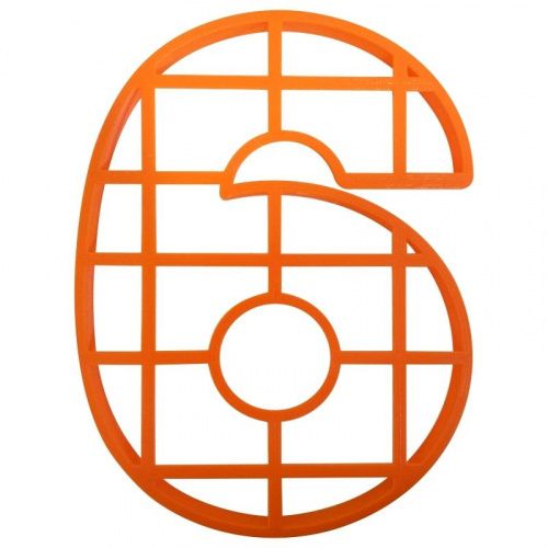 Пластик. форма для торта "Цифра 6/9" 25см Пластик. форма для торта "Цифра 6/9" 25см