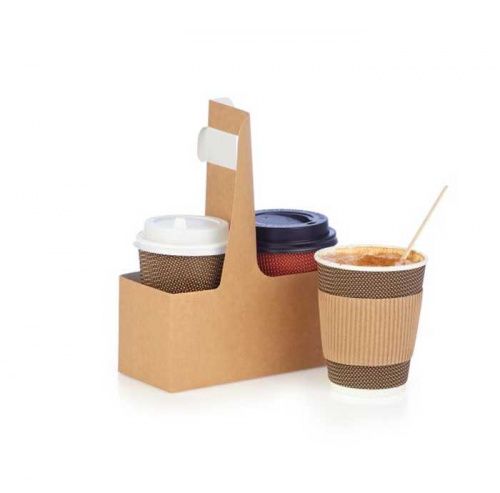 Держатель для стаканов CUPHOLDER крафт 2яч., 160*80*80мм Держатель для стаканов CUPHOLDER крафт 2яч., 160*80*80мм